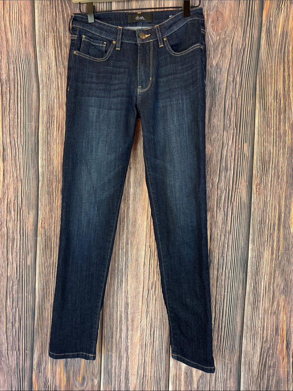 Dish Women's Dark Blue Straight-Leg Jeans - Classic Fit